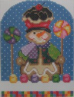 ND1331 - Gingerbread George Snowman