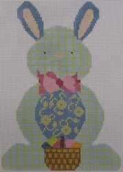 ND610E - Blue and Yellow Plaid Bunny