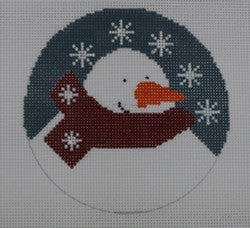 KK-O100 - Snowman with Red Collar