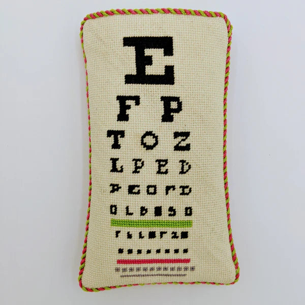 EGC-02 - Eye Chart Eye Glass Case 13 Mesh