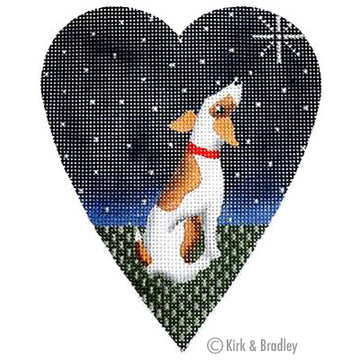 KB 060 - Midnight Jack Russell Heart