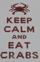 KK-P115 - Keep Calm and Eat Crabs