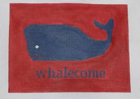 KK-P117R - Whalecome on Red