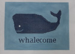 KK-P117B - Whalecome on Blue