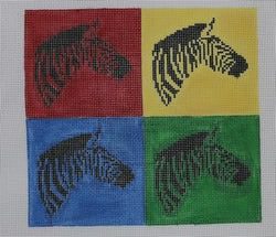 KK-P130 - Multicolor Zebra 4 Square