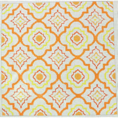 KK-P179 - Orange Tiles Pillow