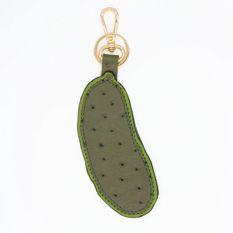 Leather Key Fob - Planet Earth