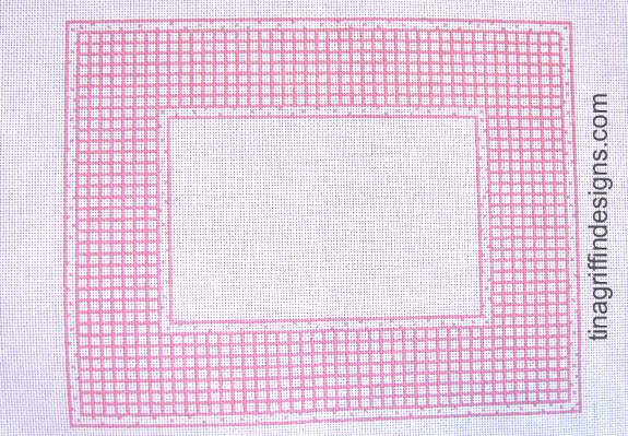 FR-001P - Pink & White Check Frame
