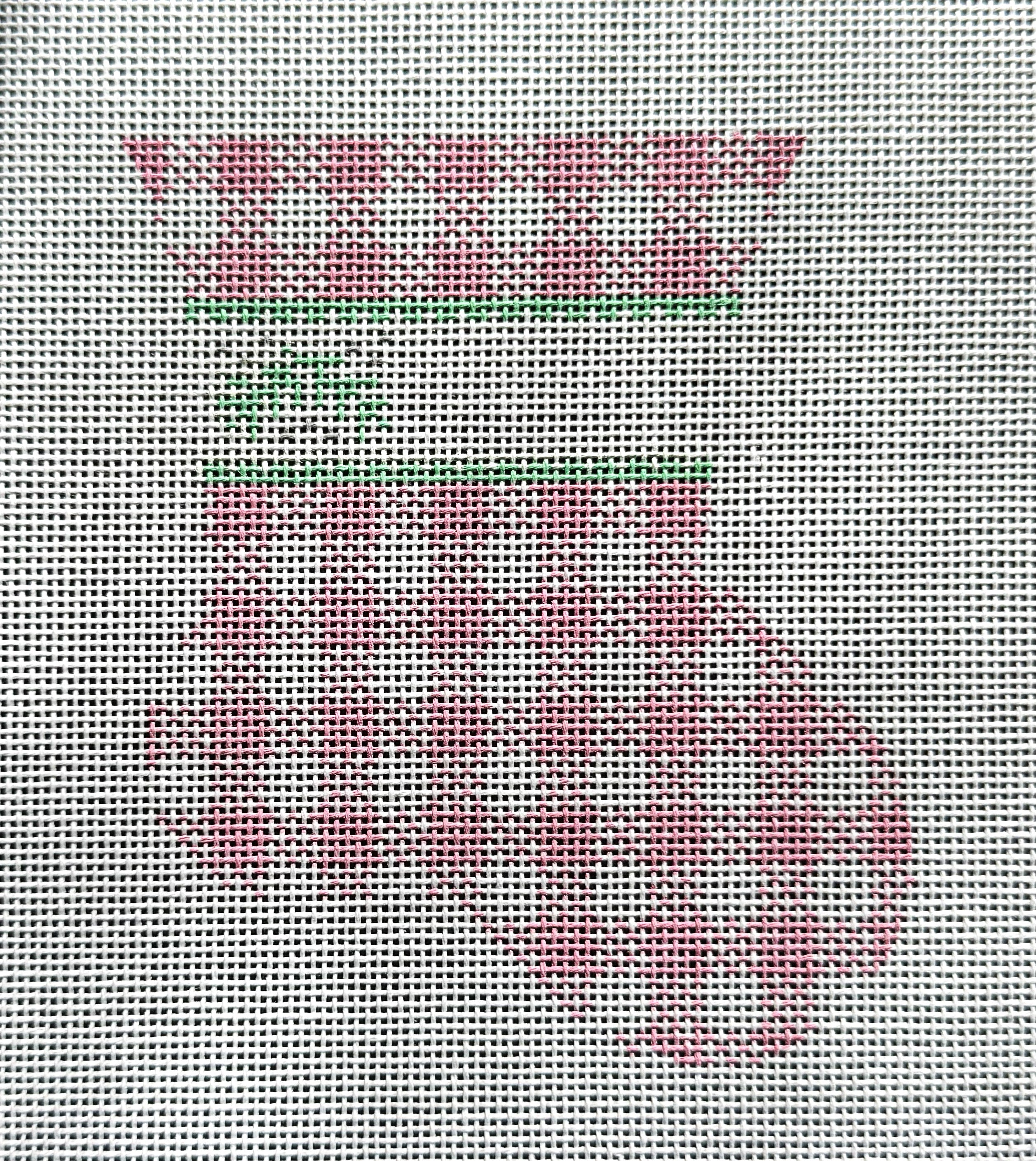 400-6 - checkered mini sock - pink