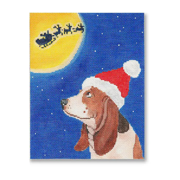 SC-PL29 - Basset Hound Christmas