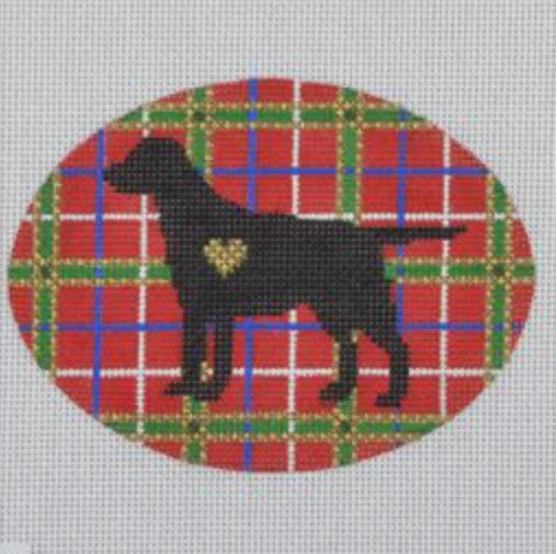 DGS02 - Plaid Silhouette Labrador