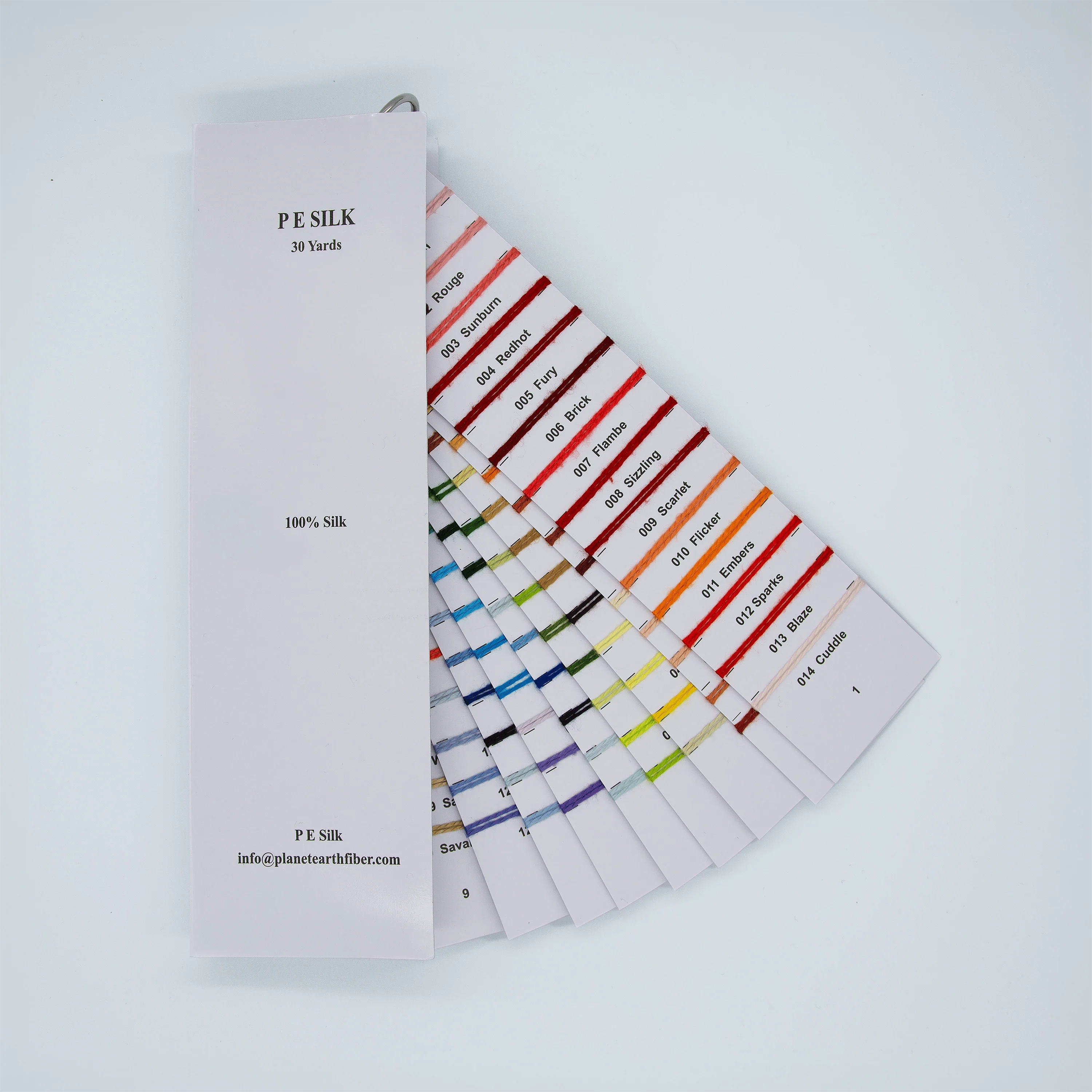 Planet Earth Silk Color Card