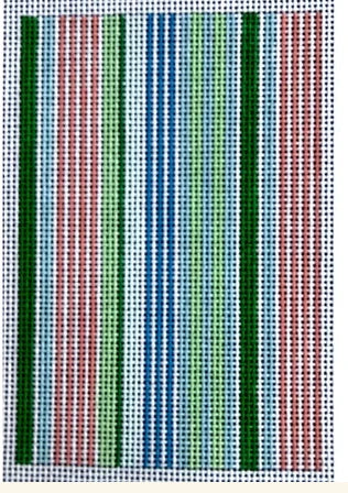 KK-PPC2 - Candy Stripes Blue, Coral, and Green