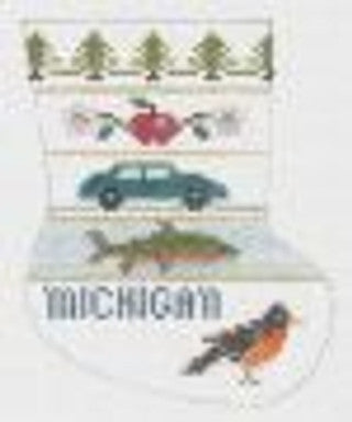 PT357MI-B - Mini-Sock: I Love Michigan