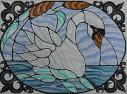 R43 - Swan Stained Glass