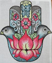 R1038  - Hamsa Flower