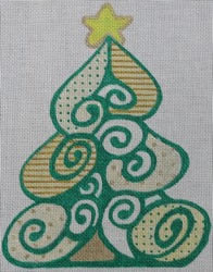 R1163 - Green and Gold Tree