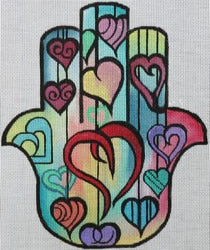 R1171 - Hamsa Hearts