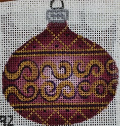 R192 - Purple, Lavender, and Gold Ornament