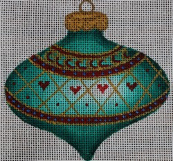 R201 - Green and Red Ornament