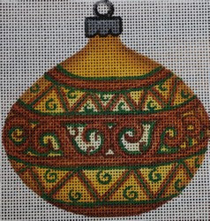 R203 - Yellow and Green Ornament