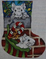 R204 - Mouse Christmas Mini Sock