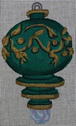 R241 - Gold and Green Ornament