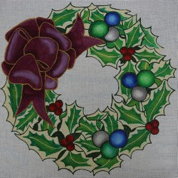 R252 - Wreath with Red Bow