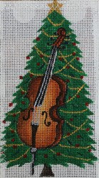 R258 - Cello with Christmas Tree