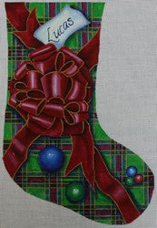 R273 - Christmas Plaid Stocking