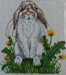 R307 - Rabbit with Dandelions