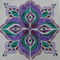 R478 - Purple and Green Kaleidoscope