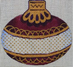 R609 - Purple and Gold Ornament