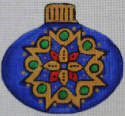 R610 - Blue and Gold Ornament