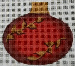 R613 - Red and Gold Ornament