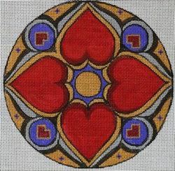 R707 - Kaleidoscope - Red, Purple and Orange