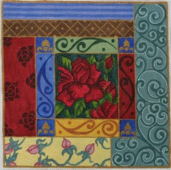 R813 - Patchwork with Flower in the Middle