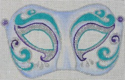 R871 - Teal and Purple Mask