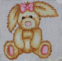 R992 - Tan Bear with Pink Bow