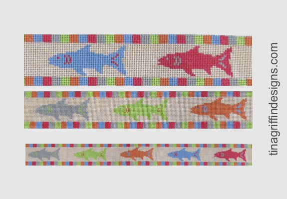 DC-003A - Rainbow Fish Dog Collar