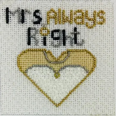 Mr. Right & Mrs. Always Right Canvases & Guides