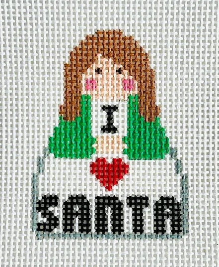 S-I-165-137 - I Heart Santa Angel