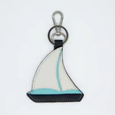 Leather Key Fob - Planet Earth