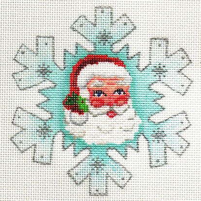 AB414 - Santa Face Snowflake