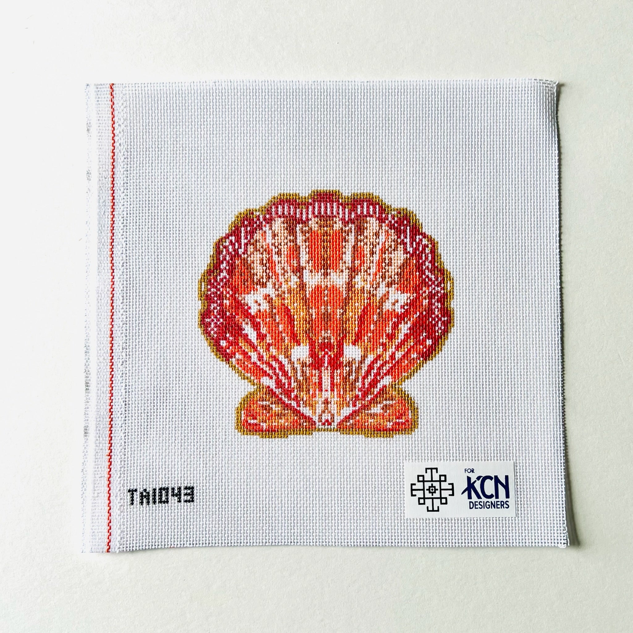 TA1043-18 - Scallop Ornament Orange