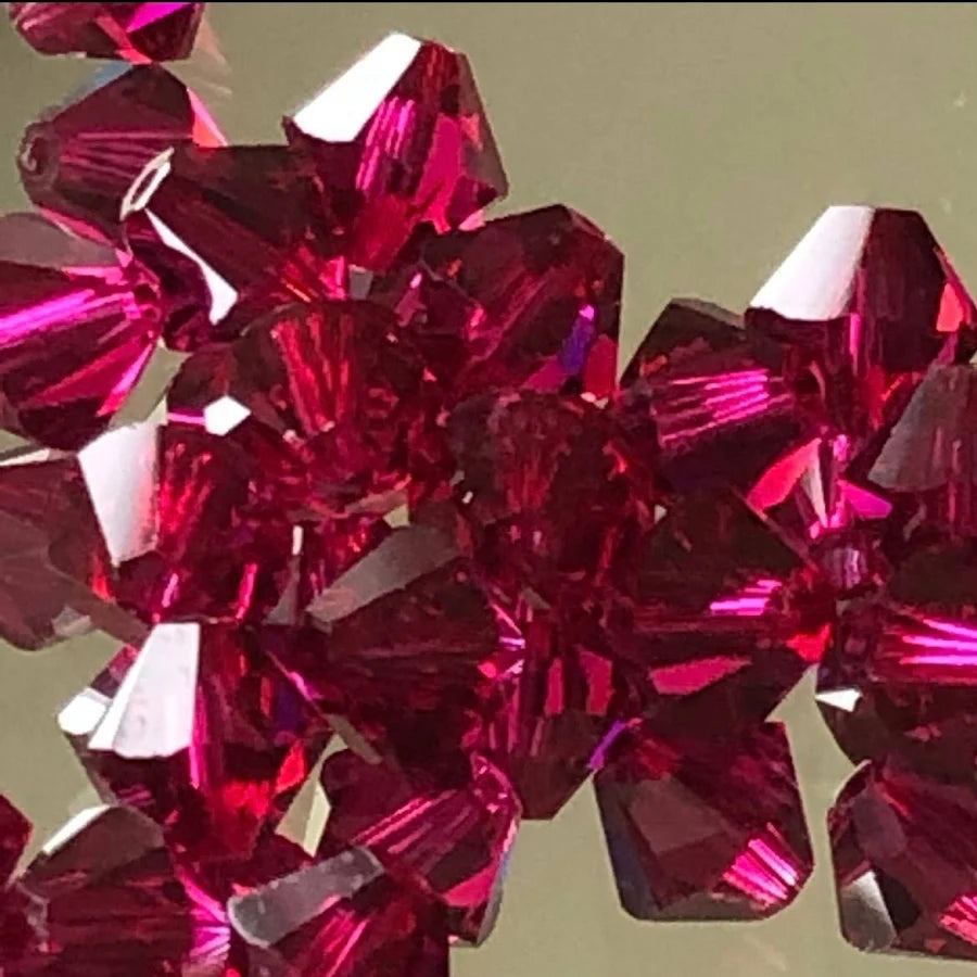 SJ Swarovski 4mm Bicone Beads (12 per pack)