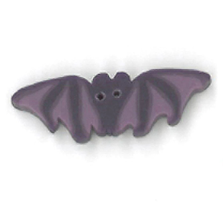 Small Purple Bat Button