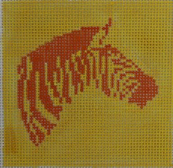 KK-SS10 - Zebra Orange on Yellow