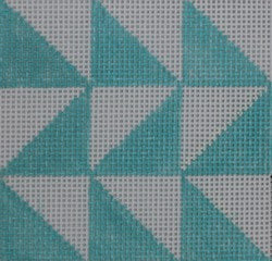 KK-SS18 - Geometric 1/2 Square - Turquoise