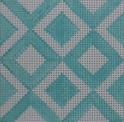 KK-SS20 - Geometric Diamond Blocks - Turquoise